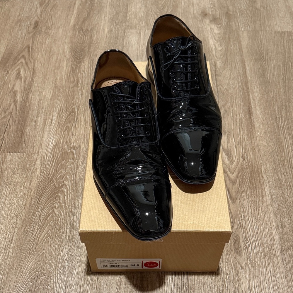 Christian Louboutin Patent Leather Men's Dress Shoes